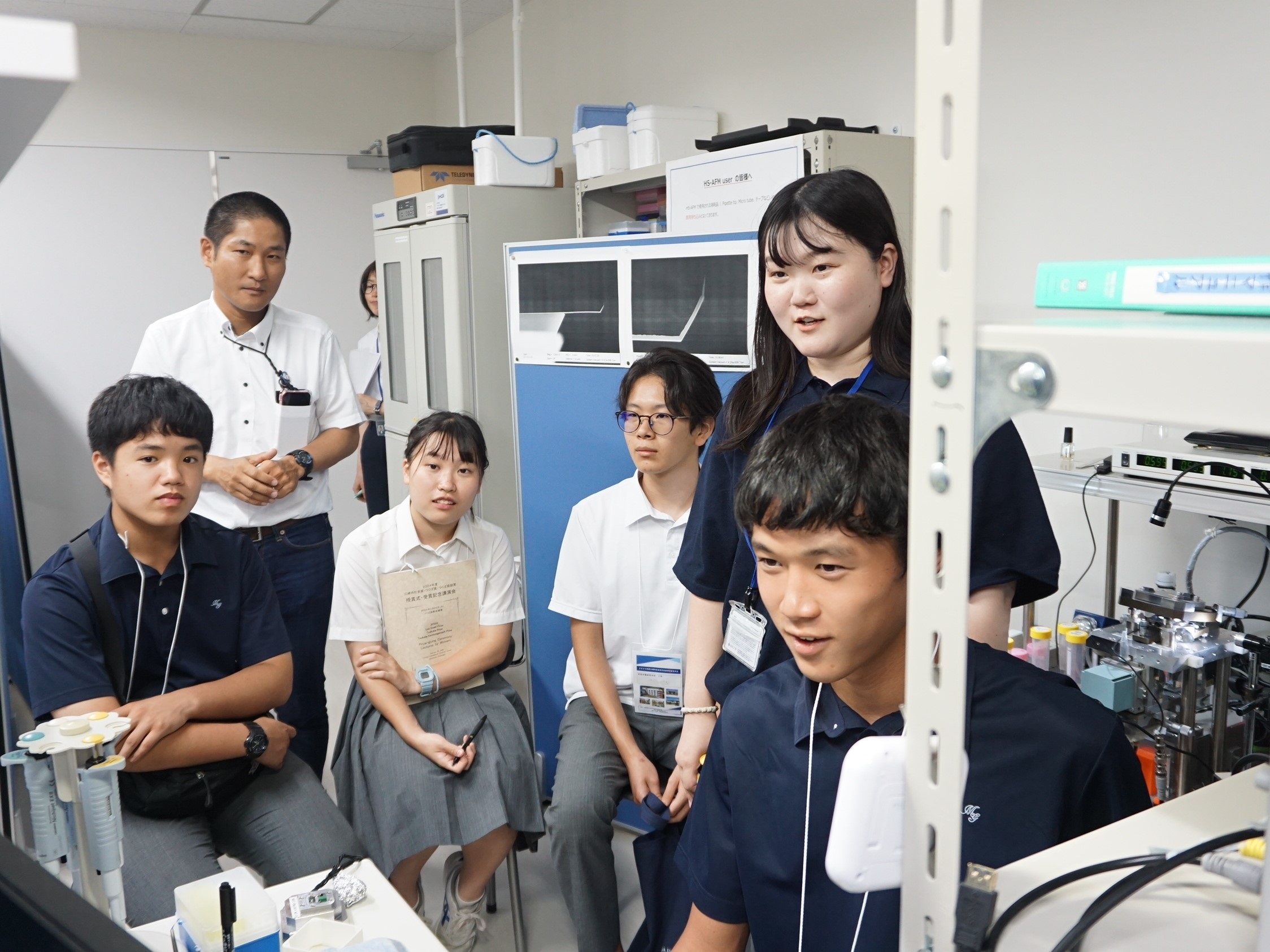 江崎玲於奈賞受賞者研究室見学会6