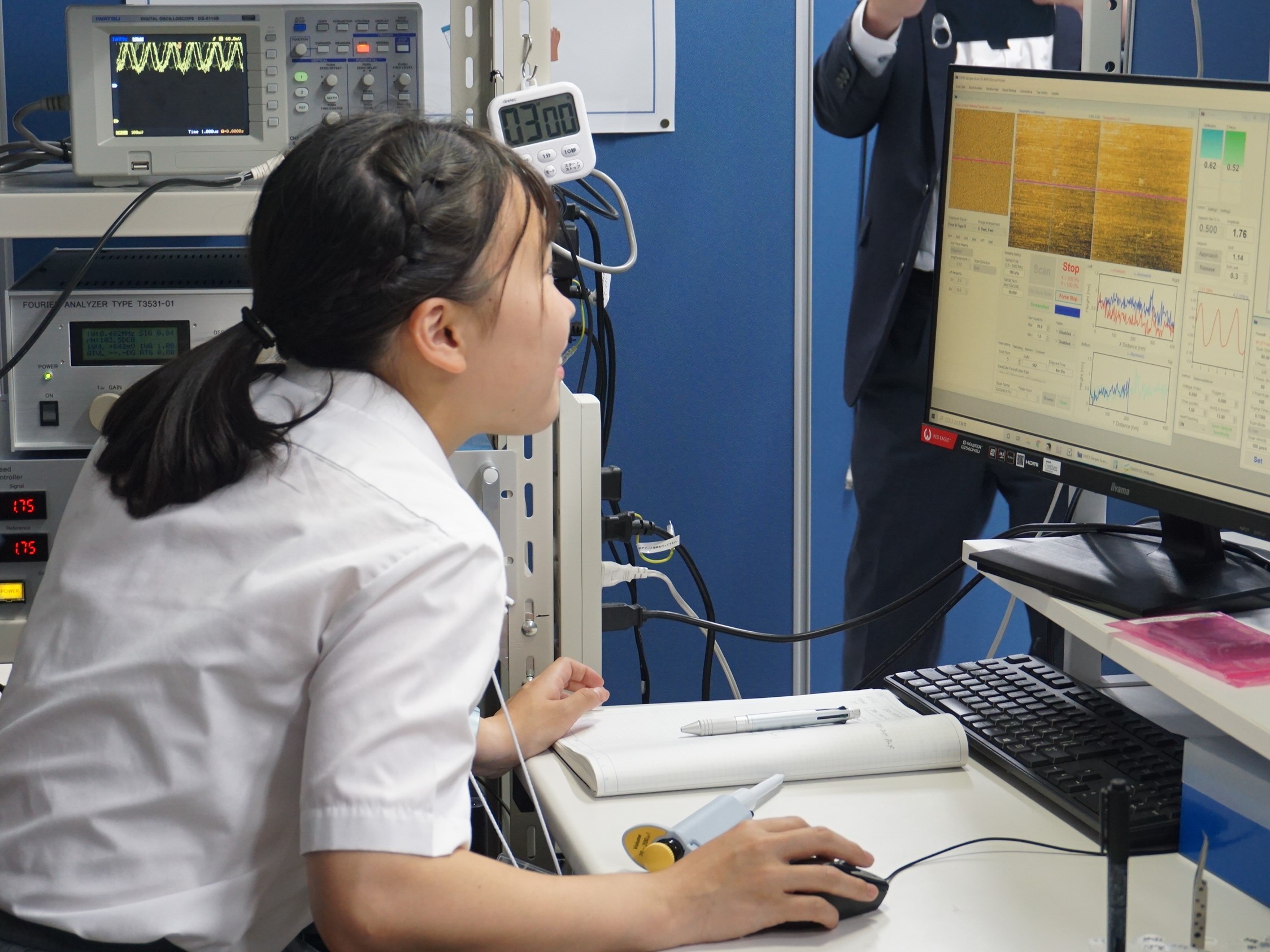 江崎玲於奈賞受賞者研究室見学会8