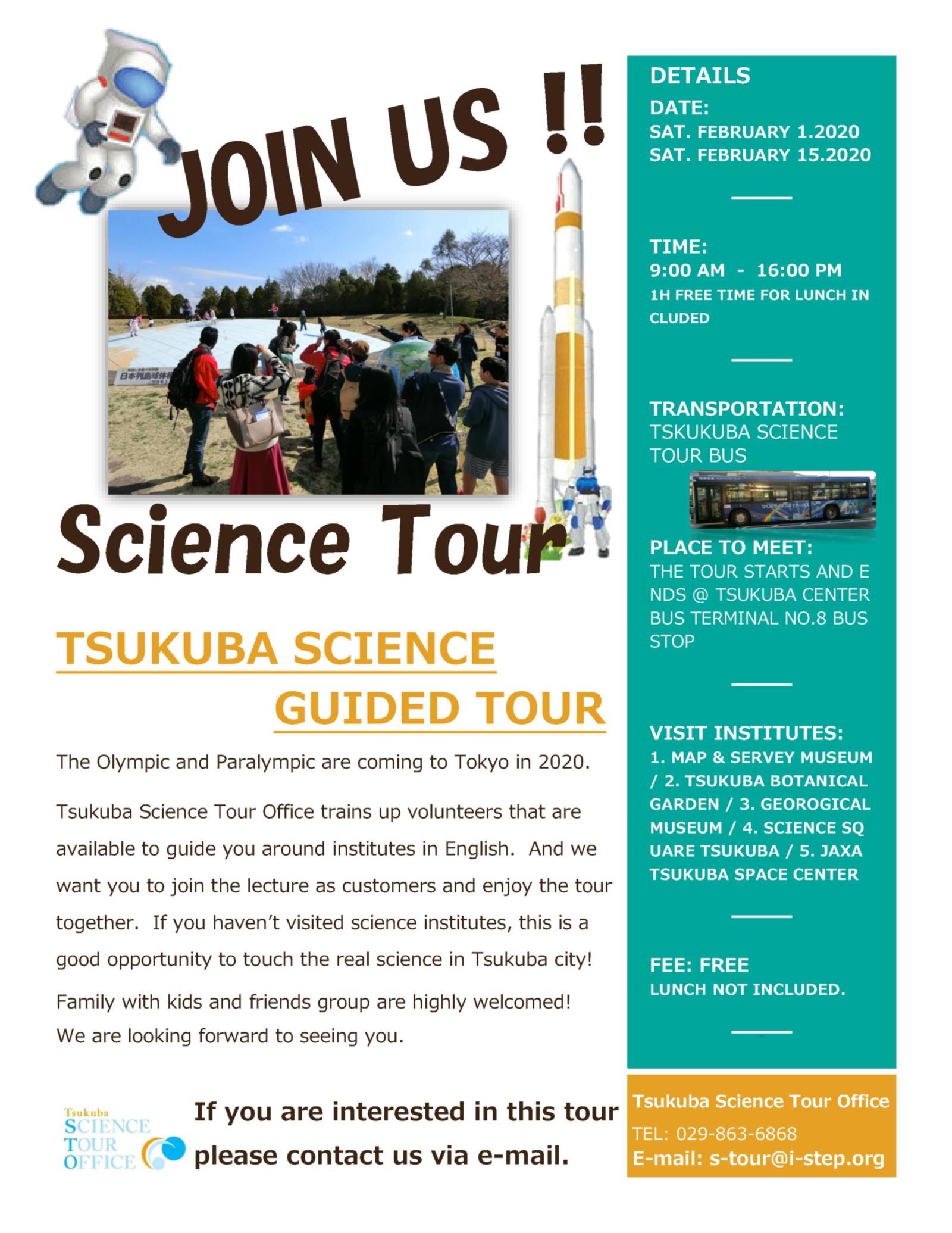 Join the Science Tour